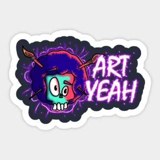 ArtYeah - Get Your Paint On! Sticker